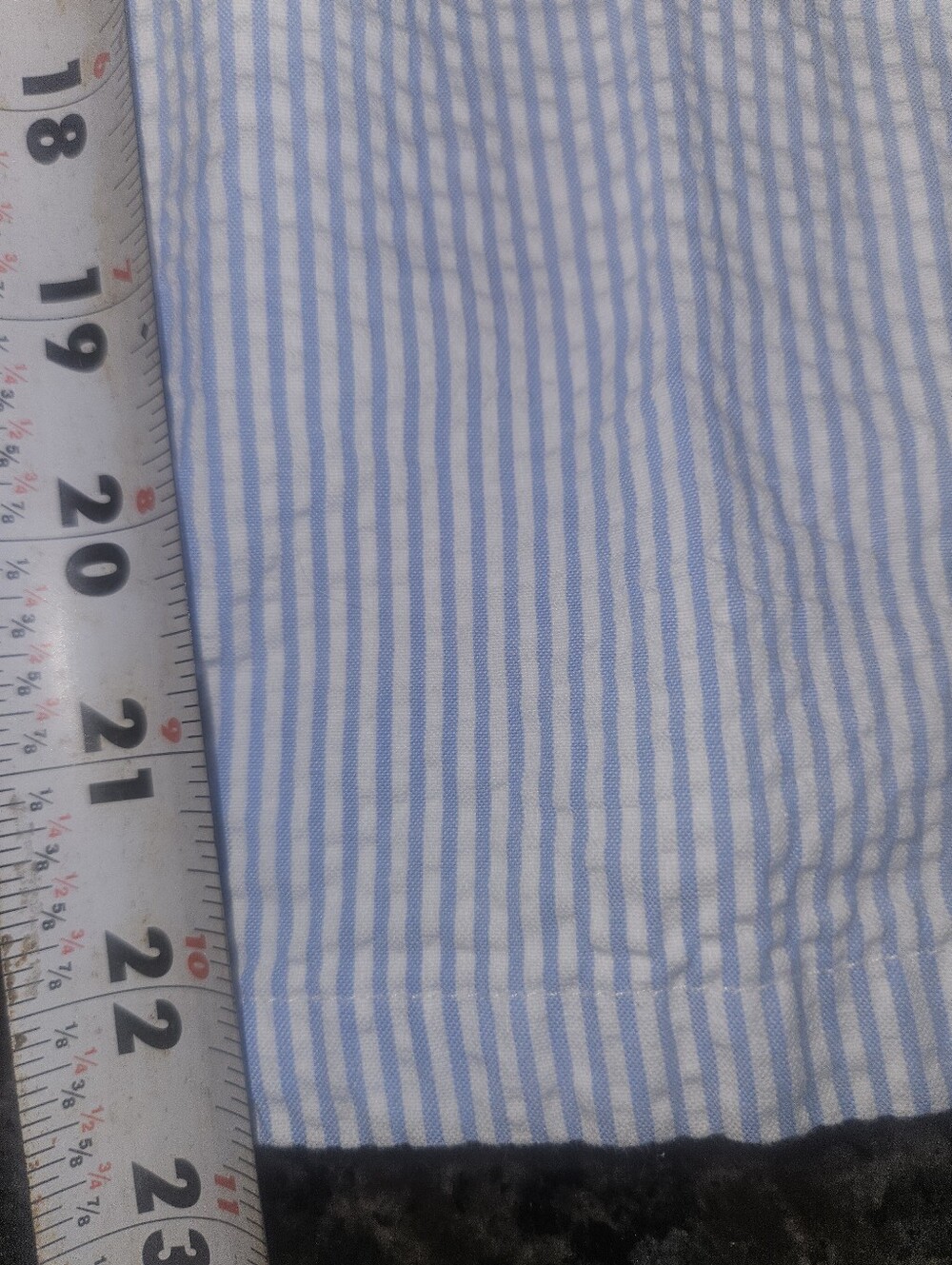 Janie and Jack Blue White Seersucker Drawstring Pants Boys Size 8 NWT - Picture 7 of 8